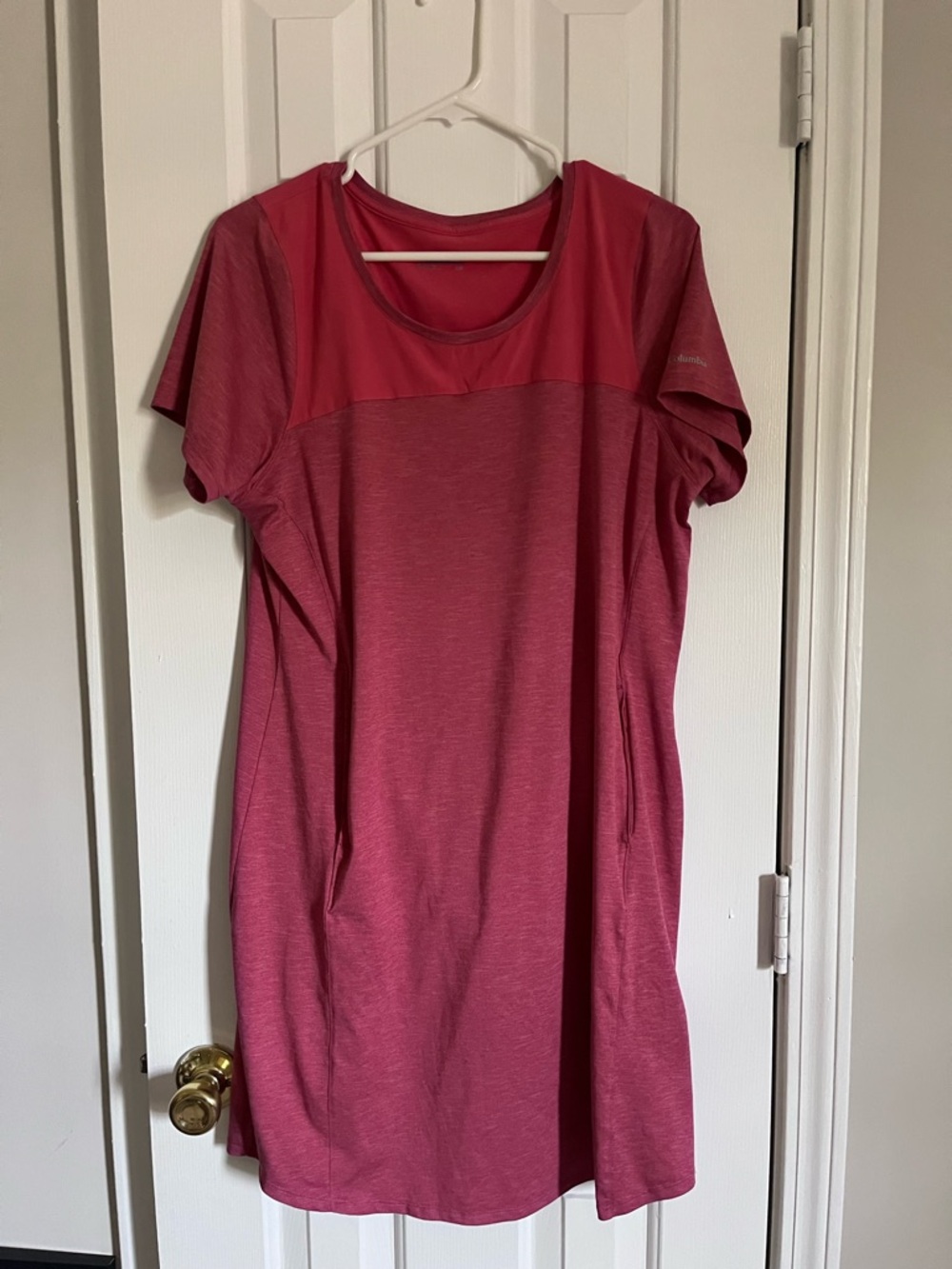 Columbia Women's Red Workout Dress with Pockets Size L